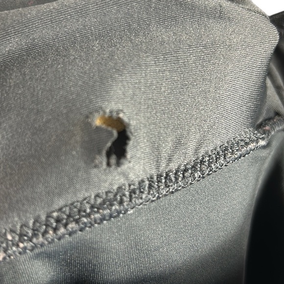 DKNY Gray Rushed One- Piece Bathing Suit Size 14 - Picture 7 of 7